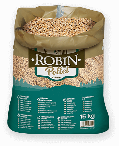 worek pelletu opałowego Robin do kupienia w Rzgowie lub sklepie internetowym